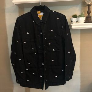 Frank and Oak Mickey Mouse jean jacket in XS